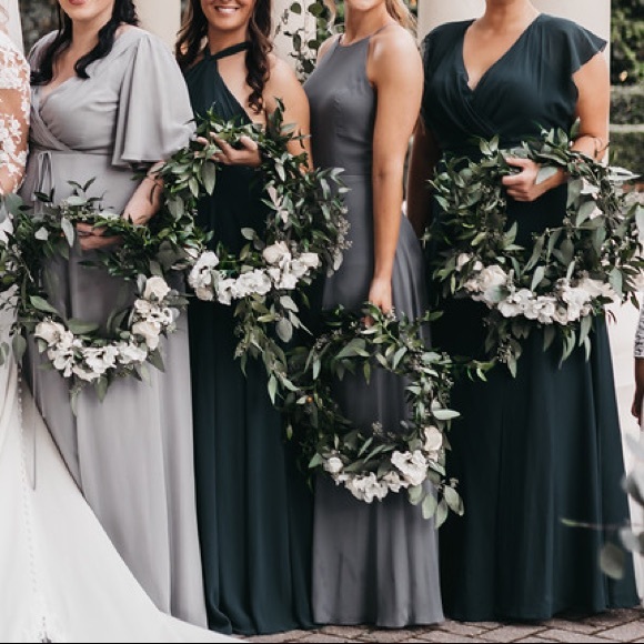 Jenny Yoo Kayla dress Denmark blue - Picture 5 of 7